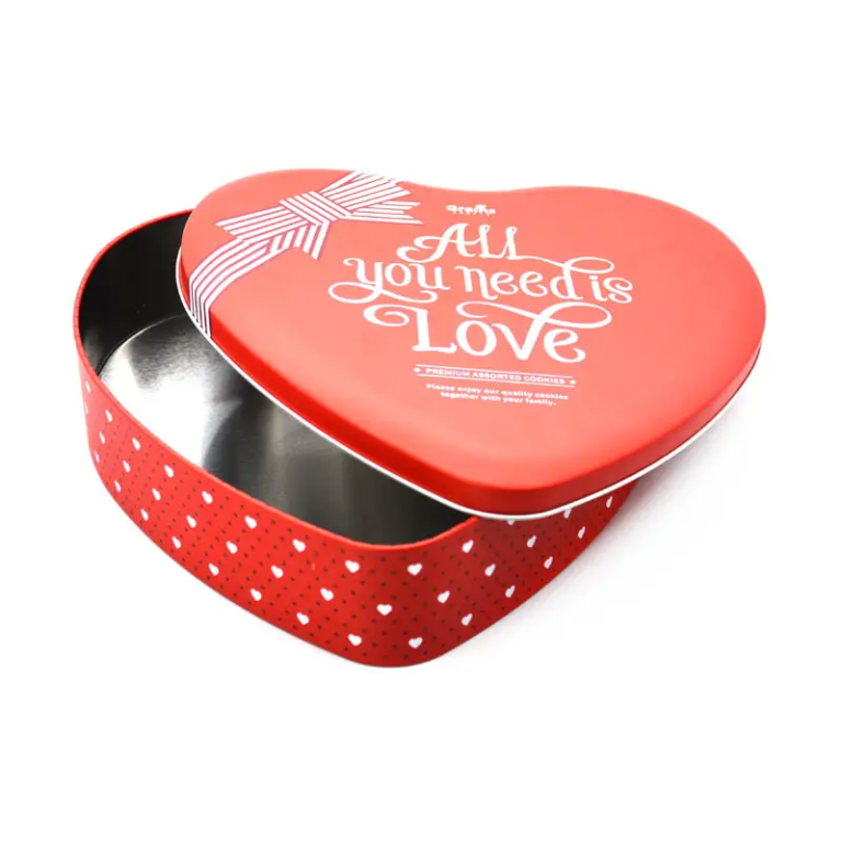 heart shape candy box