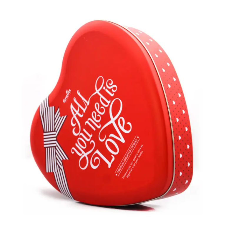 heart shape chocolate box