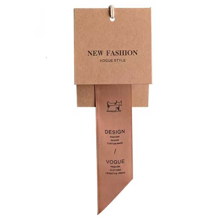 Paper Silk Tags For Garment Accessories