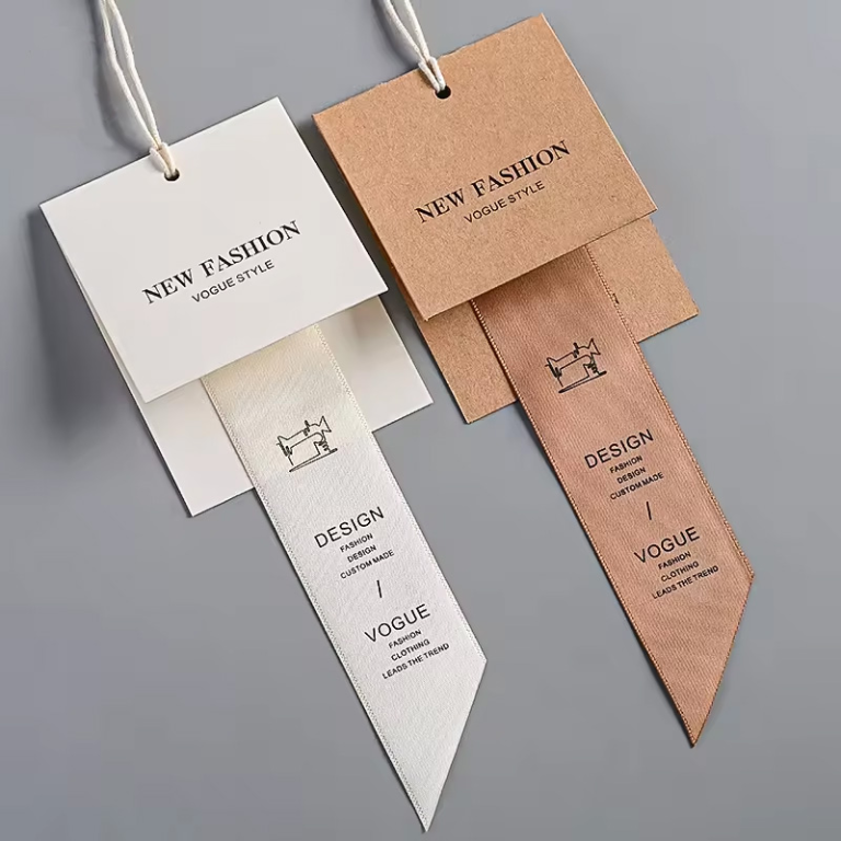 Paper Silk Tags For Garment Accessories