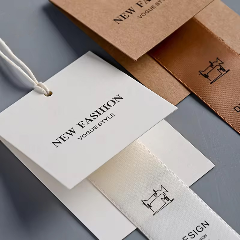 Paper Silk Tags For Garment Accessories