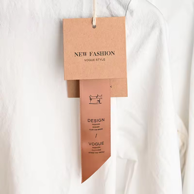 Paper Silk Tags For Garment Accessories