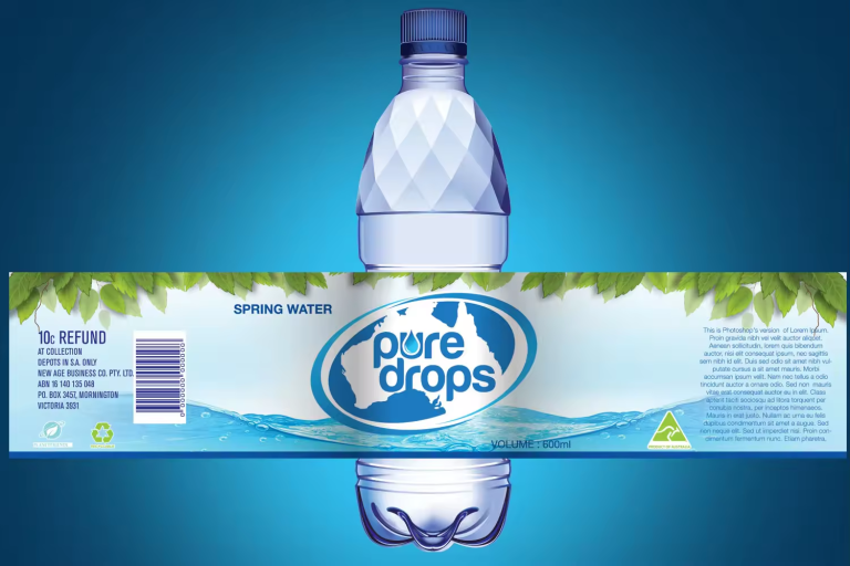 Custom Mineral Water Bottles Labels