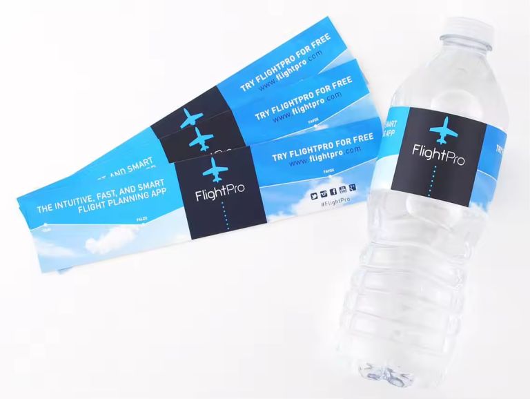 Custom Mineral Water Bottles Labels