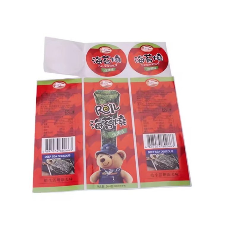 Wholesale Custom Adhesive Food Labels