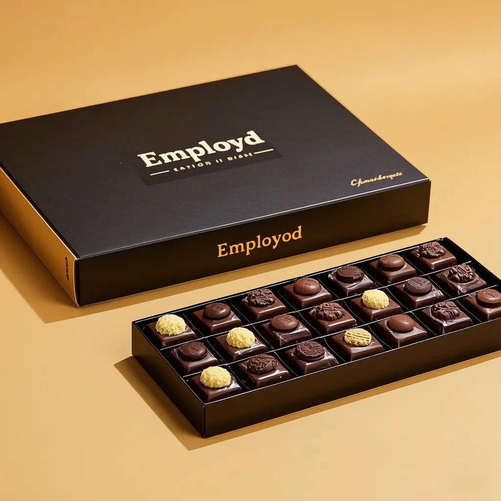 custom luxury business chocolate box