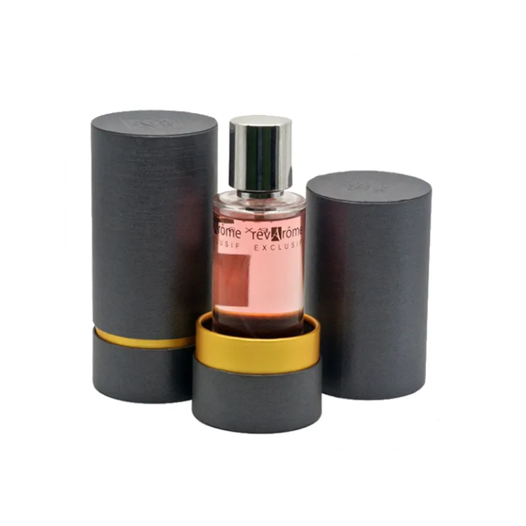 custom cylindrical perfume boxes